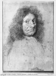 Portrait of a man, turned to the right